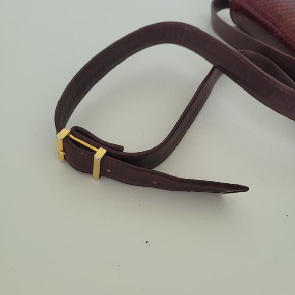 Givenchy Snake Leather Shoulder Bag Clutch Purse Envelope Logo Medium Vintage - Picture 13 of 14